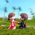 Miniature Fairy Garden Accessories Cute Kawaii Lovers Ornament Statue Figurines Home Garden Landscape Dollhouse Terrarium Decor