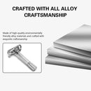 Barber Men's Traditional Double Edge Chrome Shaving Safety Razor for Male Premium Metal Manual Shavers