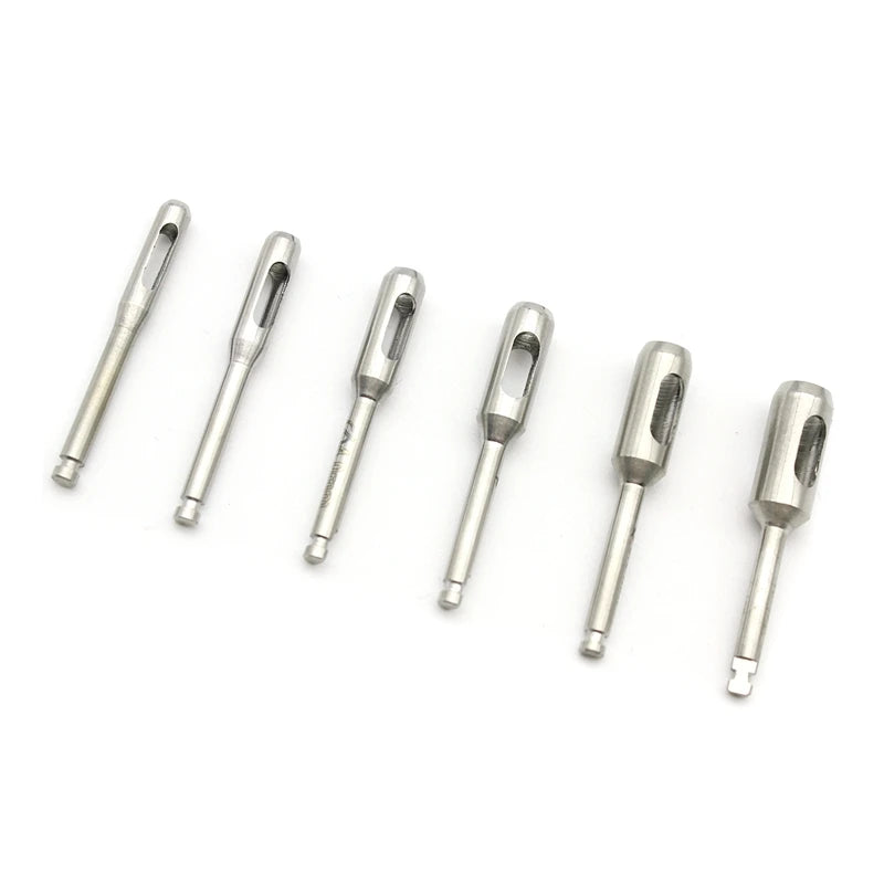 6Pcs/Set Dental Implant Tools Tissue Punch kit Stainless steel Dental Implant Tissue Punch Surgical Instrument
