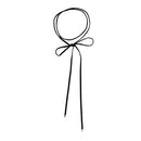 Summer Boho Necklace Long Rope Choker Necklace Velvet Strap Rope Choker Chain for Women Girls Party Jewelry Ornament