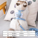 Cat Pulling Rope Cute Backpack I-Shaped Anti Breaking Loose Cat Rope Cat Chain Special for Going out Chest Strap Cat Rope