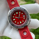 STEELDIVE SD1981 Steel Bezel Super Luminous AR Sapphire Glass NH35 Automatic 200m Waterproof Mens Dive Watch with Milled Clasp