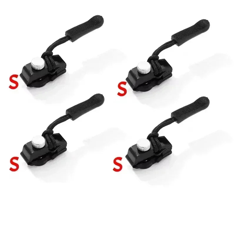 Universal Zipper Repair Kit Quick Instant Detachable Zipper Head Replacement Zipper Slider Pull for Jacket Bags Coat Free Sewing