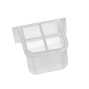 Parrot Feeder Drinker Bird Food Box Hanging Bowl Transparent Anti-Spill Water Tank Cage Bird Supplies Pet Plastic Food Container