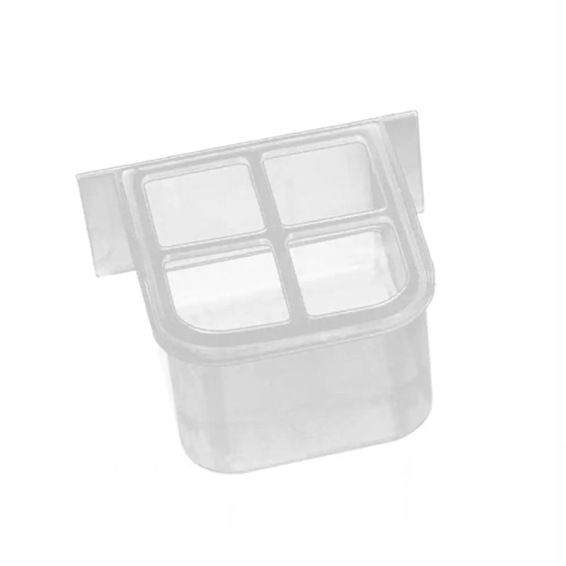Parrot Feeder Drinker Bird Food Box Hanging Bowl Transparent Anti-Spill Water Tank Cage Bird Supplies Pet Plastic Food Container