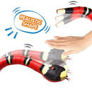 Smart Sensing Snake Cat Toys USB Rechargeable Automatic Funny Cat Game Interactive Toys Electric Training Pet Accessories