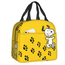 Custom Rock Tees Group Walk Snoopy Lunch Bag Women Cooler Thermal Insulated Lunch Boxes for Kids School
