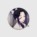 58/32/44mm Anime Demon Slayer Round Brooches Cartoon Lapel Pins Cosplay Badges Backpack Clothes Bag Jewelry Accessories Gifts