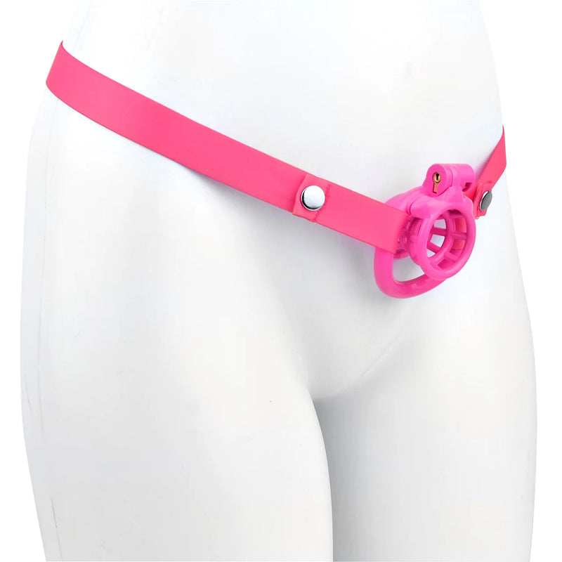 FRKO Negative Hollow Fish Basket Sissy Chastity Cage Chastity Strap Belt 정조대 Sadism BDSM Advanced Player  Sextoys Femboy Men 18+