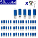 50Pcs/lot USB 2.0 Flash Drive 128MB 1GB2GB 4GB 8GB Pen Drive 16GB Pendrive 32GB USB Stick 64GB Memory Flash Disk Free Laser Logo