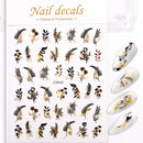 1 Pc Nail Strip Stickers Black/Gold/Rose Gold/Silver Metal Strip Tape Nail Art Adhesive DIY Foil Tips Nail Sticker Decals NK11
