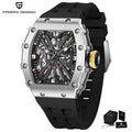 2023 PAGANI DESIGN New 42MM Men's Quartz Watch Luxury Sapphire Glass 5ATM Waterproof Stainless Steel Watch for Men reloj hombre