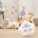Electronic Pet Dog Toy Music Vibration Bouncing Jump Ball Toys Singing Talking Interactive Plush Doll Gifts for Dogs and Cats
