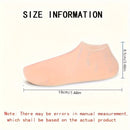 Silicone Moisturizing Foot Socks, 2 Pack, for Dry and Cracked Feet - with Body Lotion Soothing Massage Pedicure Care Kit