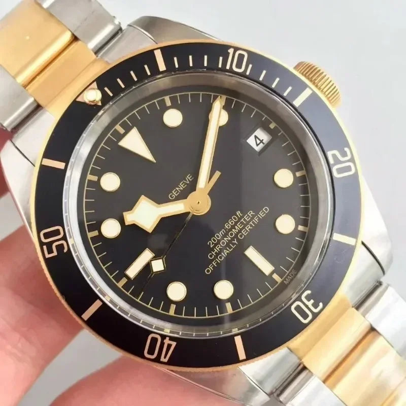 2024VIP  DDUO  Black Bay Quality Top Watches 41mm Men With Gift Box Sapphire Crystal Automatic Mechanical A02