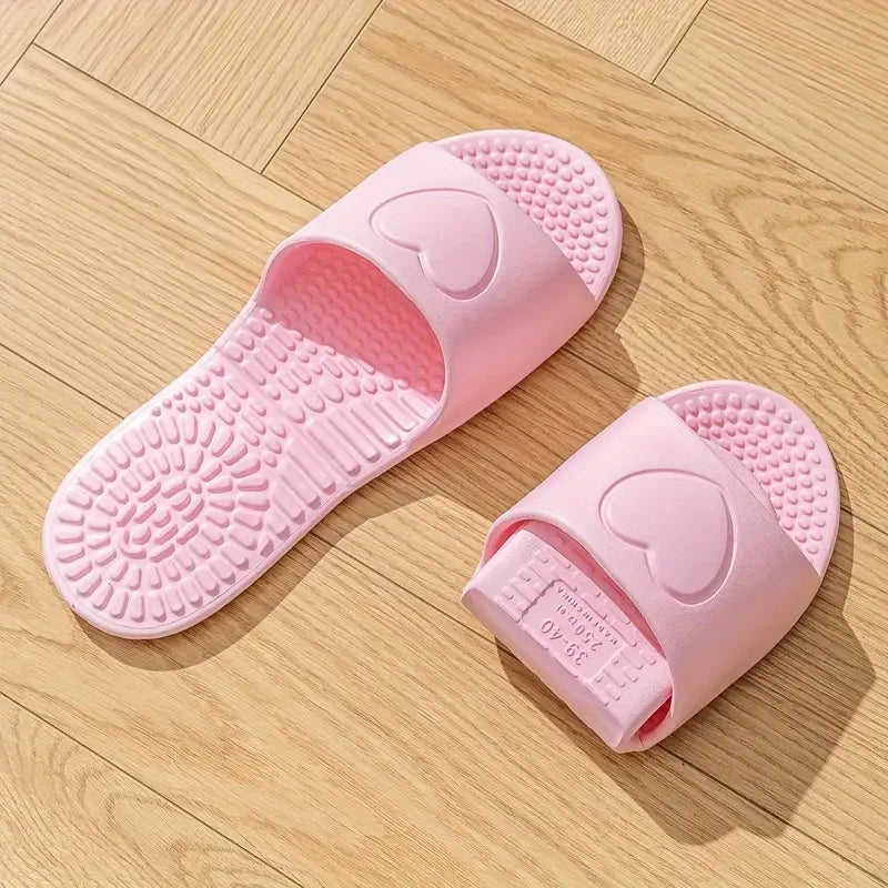 EVA Soft Foldable Slippers for Women Portable Travel Indoor Bathroom Massage Sandals Unisex Quick Dry Non Slip Flat Home Slides