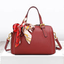 Women fashion new leather Messenger Handbag top layer cowhide 9053