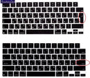 Russian language for 2024-2021 M3 M2 MacBook Air 15" (A3114 A2941) MacBook Air 13.6" (A3113 A2681) Silicone Keyboard Cover Skin