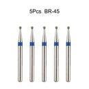 5Pcs/Bag Dental Diamond Burs Drill FG 1.6mm Bur For High Speed Handpiece Denspay Dental Bur Polishing Whitening Lab Material