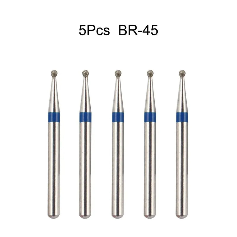 5Pcs/Bag Dental Diamond Burs Drill FG 1.6mm Bur For High Speed Handpiece Denspay Dental Bur Polishing Whitening Lab Material