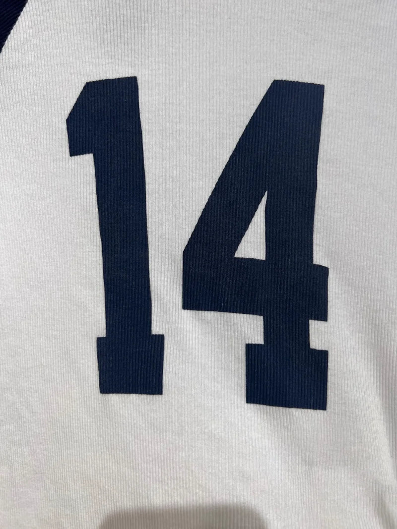 American Vintage 14 Print Long Sleeve Slim T-Shirt Woman Summer O-Neck Casual Tshirt Top Sweet Cute Streetwear Y2k Tees Tops