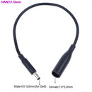 For Dell Laptop DC Power Charge Converter Adapter Cable Cord 7.4*5.0 to 4.5*3.0 mm Female