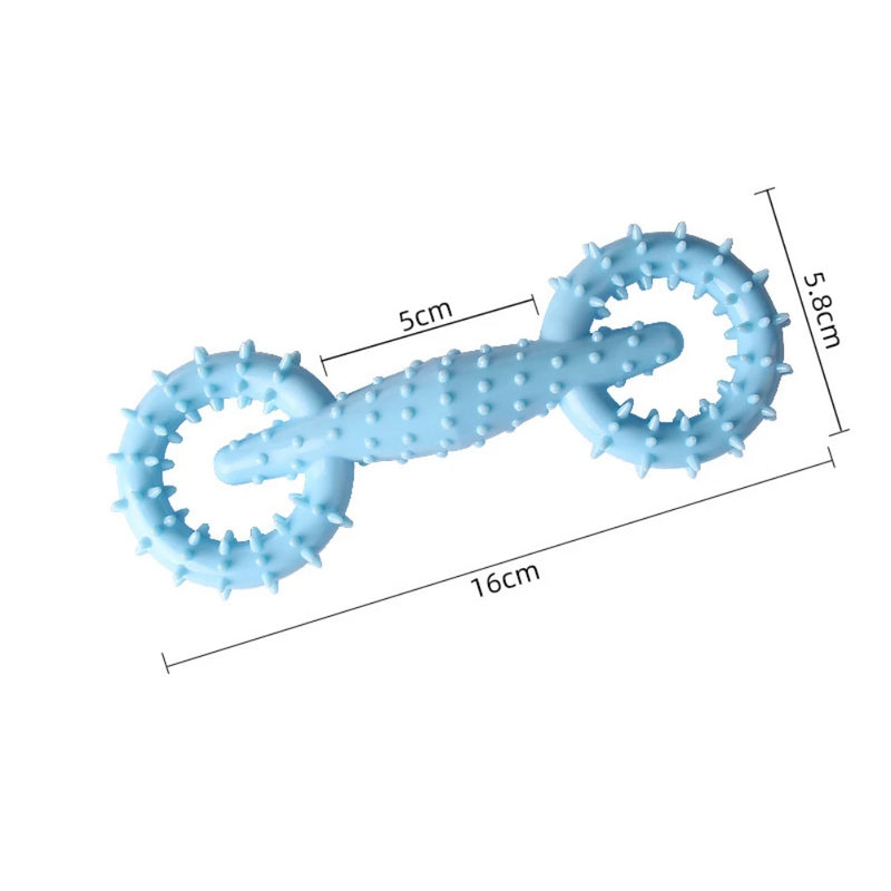 Pet Toys for Small Dogs Rubber Resistance To Bite Dog Toy Teeth Cleaning Chew Training Toys Pet Supplies Puppy Dogs Cats