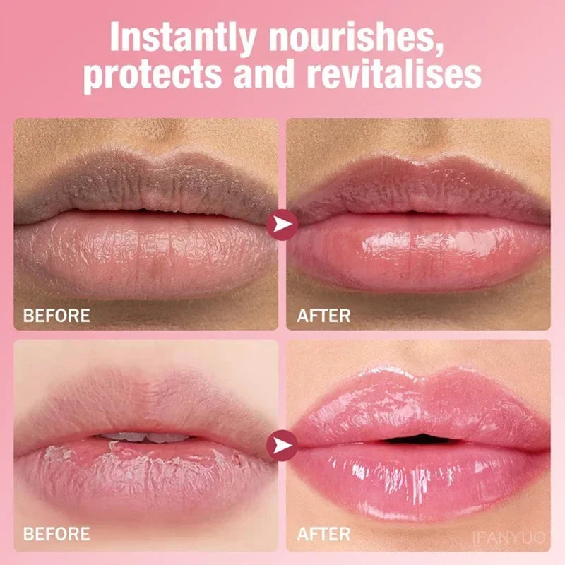 Moisturizing Fruit Lip Balm Long Lasting Nourishes Color Changing Lipstick Blueberries Strawberry Lip Gloss Reduce Lip Line