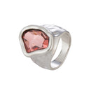 Anslow Fashion Jewelry Personalized Design Irregular Crystal Women Party Accessories Charms Elegant Finger Ring Wholesale Cheap