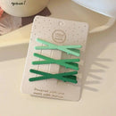 3Pcs/Set Women Girls solid Simplicity frosted Hair Clips Adult Alloy Barrettes Hairpins Female Fashion Hair Accessories