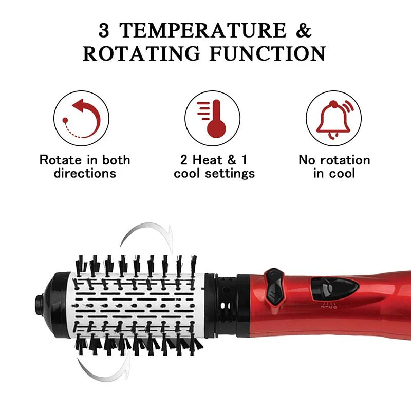 2024 New 3-in-1 professional hair dryer Negative ion blow volume Liquid hair dryer hair brush Curly comb
