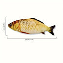 1pc Fish Design Pet Plush Toy, Chew Durable Cat Toy For Cat Interactive Supply