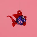 Floating Glass Tropical Fish Mini Figurine Pendant Aquarium Decoration Accessories Japanese Style Sea Animal Tiny Statue Fish