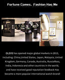 OLEVS 9805 High end Men Watches  Waterproof Moon Phase Diamond Dial Fashion Luxury Mechanical Watch Skeleton Original Wristwatch