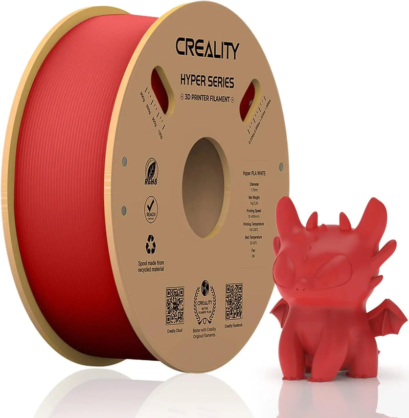 Creality Hyper PLA Filament 1.75mm High Speed PLA 3D Printer Filament PLA High Precision for K1C、K1 Max Ender 3V3 SE 3D Printers