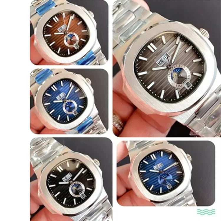 2025 Nautilus Moon Phase Series Fully Automatic Mechanical Movement Men’s Fashionable Luxury Noble Watch