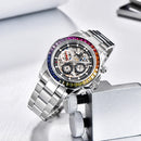 PAGANI DESIGN Top Super Brand Mechanical Automatic Watch Men's Ceramic bezel Rainbow Business Waterproof Watch Relogio Masculino