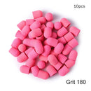 5/10/20pcs 13*19mm Nail Sanding Caps Nail Drill Bit Sanding Bands for Gel Remover Pedicure Caps Nail Polishing Manicure Tools