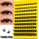 Cluster Lashes Mixed Tray Individual Eyelashes 3D Volume Eye Lashes Soft Natural Lashes Makeup Tools