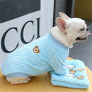 Coat Yorkies Chihuahua Shih Tzu Pug Clothes for Small Plush Puppy Cat Outfits Bear Embroidery Pet Dog Vest Dogs Winter Warm Dog