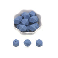 Kovict 14/17mm 10pcs Hexagon Silicone Beads For Jewelry Making Silicone Bead To Make Bracelets Necklace Making Accessories