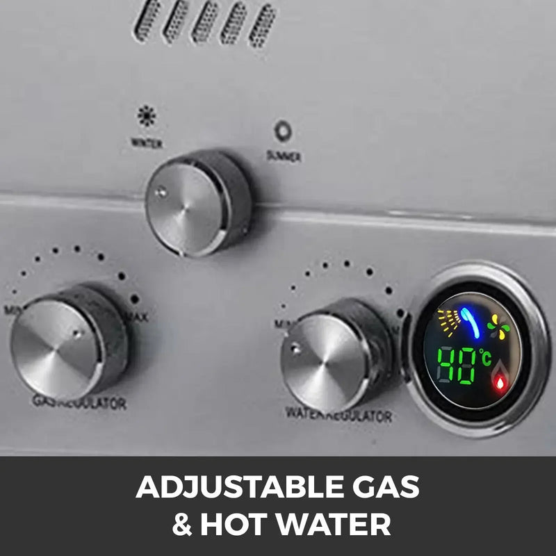 VEVOR Propane LPG Hot Water Heater Gas Stainless Steel Tankless  Propane Gas LPG Boiler Home Appliance 6L-18L Water Heater