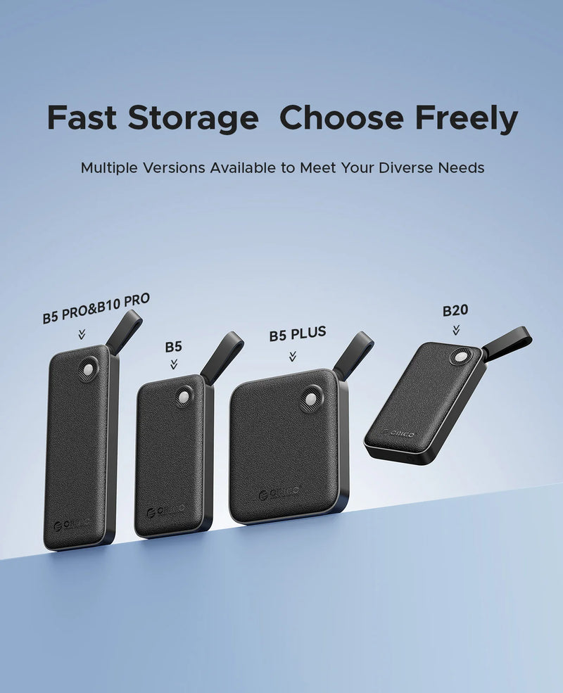 ORICO Portable External Solid State Drive External Hard Drive USB 3.2 Gen2 SSD for iPhone 15/Pro Windows Mac Lightweight