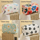 Makeup Brush Skincare Corduroy Makeup Bag Fashion Printed Large Capacity Cosmetic Bags Travel Toiletry Organizer Bag for Women