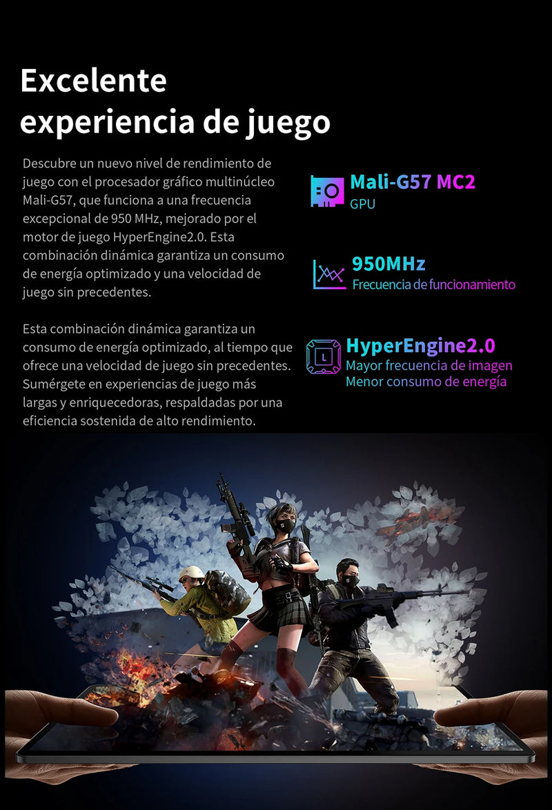 Teclast T50Max Android 14 Tablet 11 90Hz Refresh Rate Max 20GB RAM 256GB ROM Helio G99 CPU 8000mAh 18W Fast Charging 4G LTE GPS