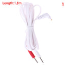 2/4Button 2/4pin Electrotherapy Electrode Lead Electric Shock Wires Cable For Massager Connection Cable Massage And Relaxation