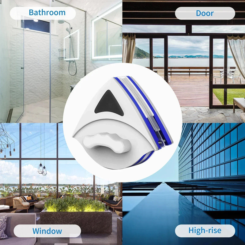 Magnetic Window Cleaner Household Window Cleaning Brush High-rise Glass Automatic Drainage Wiper Glass Window Cleaning Tool