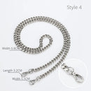 Silver Bag Chain Transformation Accessories Bag Straps Replacement Underarm Crossbody Shoulder Strap Metal Armpit Bag Chains