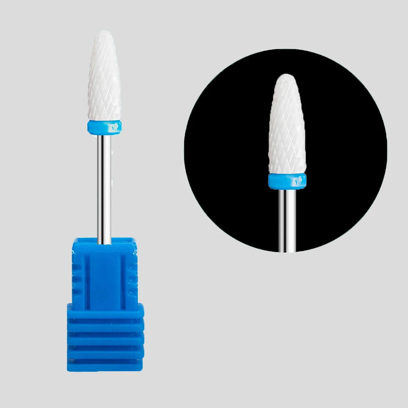Nail Drill Bits Main Manicure Head To Nails Ceramic Cutter Nail Accessories Equipment Nail Bits for Electric Drill