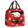 Cartoon Anime Pucca Lunch Bag Women Cooler Warm Thermal Insulated Lunch Box for Work School Office Picnic Food Tote Bags